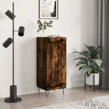   vidaXL füstös tölgy színű szerelt fa tálalószekrény 34,5 x 34 x 90 cm