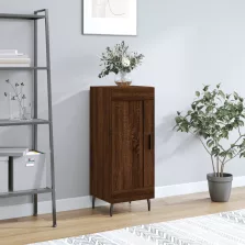   vidaXL barna tölgy színű szerelt fa tálalószekrény 34,5 x 34 x 90 cm