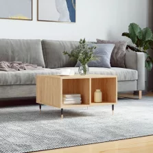   vidaXL sonoma tölgy színű szerelt fa dohányzóasztal 60 x 50 x 36,5 cm