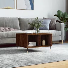   vidaXL barna tölgyszínű szerelt fa dohányzóasztal 60x50x36,5 cm