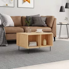   vidaXL sonoma tölgy színű szerelt fa dohányzóasztal 60 x 50 x 36,5 cm