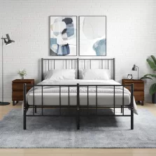   vidaXL 2 db barna tölgyszínű éjjeliszekrény 40 x 35 x 50 cm