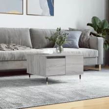   vidaXL szürke sonoma színű szerelt fa dohányzóasztal 55 x 55 x 36,5 cm