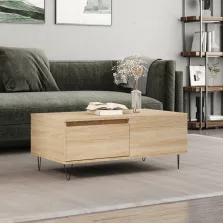   vidaXL sonoma tölgy színű szerelt fa dohányzóasztal 90 x 50 x 36,5 cm
