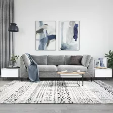   vidaXL 2 db fehér szerelt fa dohányzóasztal 50 x 46 x 35 cm