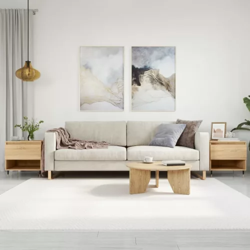 vidaXL 2 db sonoma tölgy szerelt fa dohányzóasztal 50x46x50 cm