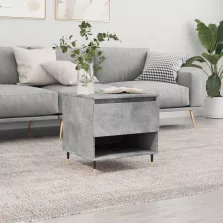   vidaXL betonszürke szerelt fa dohányzóasztal 50 x 46 x 50 cm