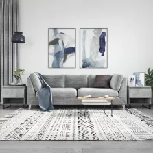   vidaXL 2 db betonszürke szerelt fa dohányzóasztal 50 x 46 x 50 cm