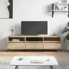   vidaXL sonoma tölgy színű szerelt fa fali TV-szekrény 150x30x44,5 cm