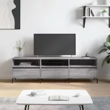   vidaXL szürke sonoma színű szerelt fa TV-szekrény 150x30x44,5 cm