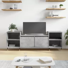 vidaXL betonszürke szerelt fa TV-szekrény 160x35x55 cm