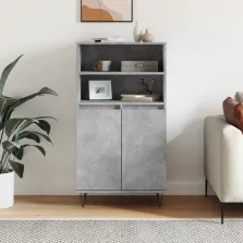   vidaXL betonszürke szerelt fa magasszekrény 60 x 36 x 110 cm