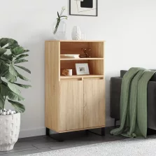   vidaXL sonoma tölgyszínű szerelt fa magasszekrény 60 x 36 x 110 cm