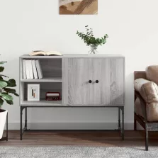   vidaXL szürke sonoma színű szerelt fa tálalószekrény 100x40x79,5 cm