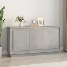   vidaXL betonszürke szerelt fa tálalószekrény 102 x 35 x 55 cm
