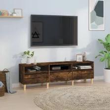   vidaXL füstös tölgy színű szerelt fa TV-szekrény 150 x 30 x 44,5 cm