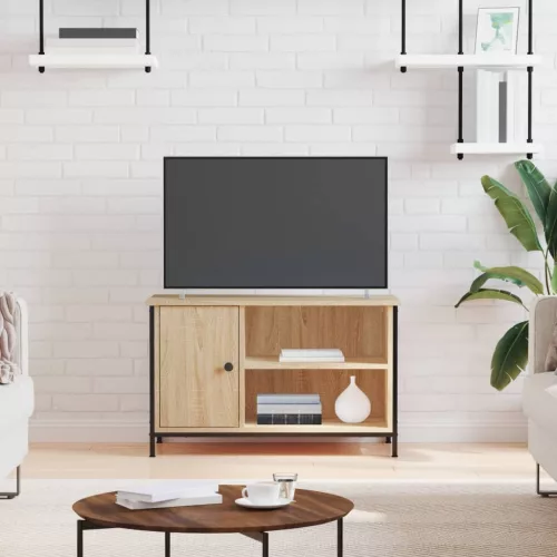 vidaXL sonoma tölgy színű szerelt fa TV-szekrény 80x40x50 cm