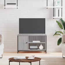   vidaXL szürke sonoma színű szerelt fa TV-szekrény 80x40x50 cm