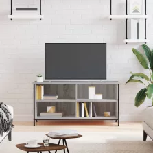   vidaXL szürke sonoma színű szerelt fa TV-szekrény 100x40x50 cm