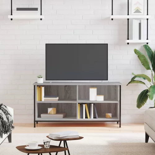 vidaXL szürke sonoma színű szerelt fa TV-szekrény 100x40x50 cm