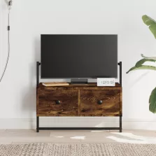   vidaXL füstös tölgy színű szerelt fa fali TV szekrény 60,5x30x51 cm