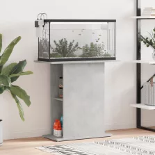   vidaXL betonszürke szerelt fa akváriumi állvány 75x36x72,5 cm