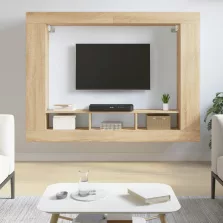   vidaXL sonoma tölgyszínű szerelt fa TV-szekrény 152x22x113 cm