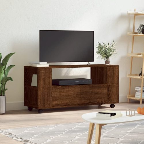 vidaXL barna tölgy színű szerelt fa TV-szekrény 102x34,5x43 cm