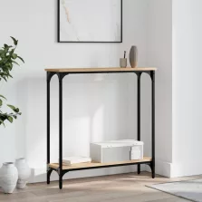   vidaXL sonoma tölgy színű szerelt fa dohányzóasztal 75x22,5x75 cm