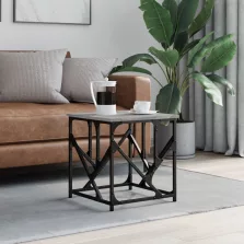   vidaXL szürke sonoma színű szerelt fa dohányzóasztal 45 x 45 x 47,5 cm