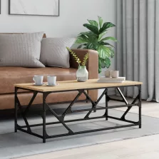   vidaXL sonoma tölgy színű szerelt fa dohányzóasztal 100x50x40 cm