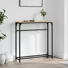   vidaXL sonoma tölgy színű szerelt fa dohányzóasztal 75x19,5x75 cm