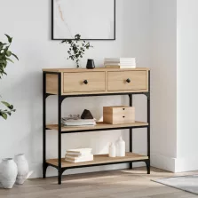   vidaXL sonoma tölgy színű szerelt fa tálalóasztal 72,5x25x75 cm