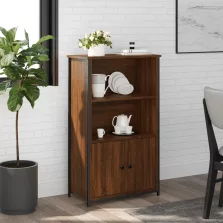   vidaXL barna tölgy színű szerelt fa magasszekrény 62 x 32 x 103,5 cm