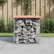 vidaXL tömör duglászfenyő gabion kerti pad 43x44x42 cm
