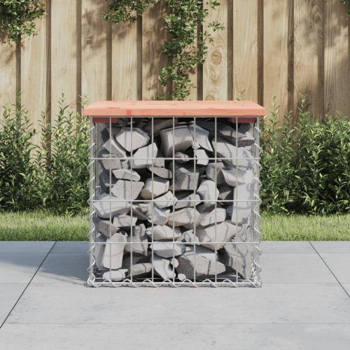 vidaXL tömör duglászfenyő gabion kerti pad 43x44x42 cm