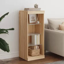   vidaXL sonoma tölgy színű tálalószekrény LED-ekkel 41 x 37 x 100 cm