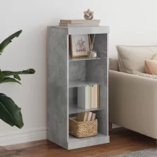   vidaXL betonszürke tálalószekrény LED-világítással 41 x 37 x 100 cm