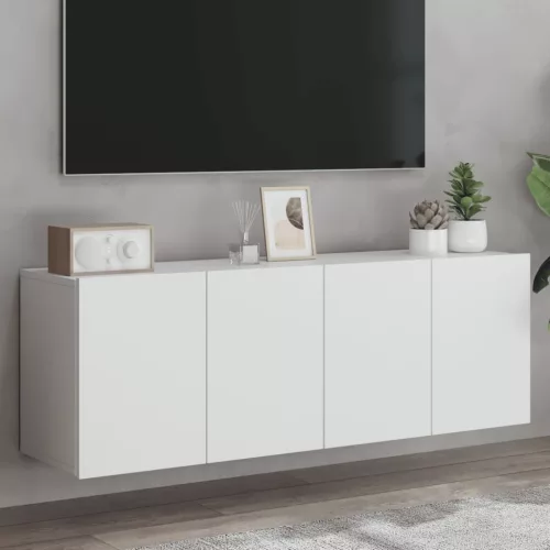vidaXL 2 db fehér falra szerelhető TV-szekrény 60 x 30 x 41 cm