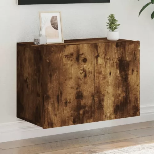 vidaXL füstös tölgy színű falra szerelhető TV-szekrény 60 x 30 x 41 cm