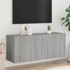   vidaXL szürke sonoma színű falra szerelhető TV-szekrény 100x30x41 cm