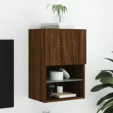   vidaXL barna tölgyszínű TV-szekrény LED-lámpákkal 40,5x30x60 cm