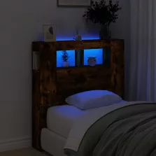   vidaXL sonoma tölgy színű szerelt fa LED-es fejtámla 100x18,5x103,5 cm