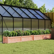 vidaXL 2 db tömör duglászfenyő kerti virágláda