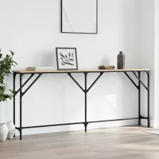   vidaXL sonoma tölgy színű szerelt fa tálalóasztal 180x23x75 cm