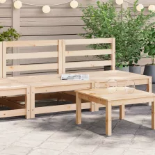   vidaXL 2 db tömör fenyőfa karfa nélküli kerti kanapé 70 x 70 x 67 cm