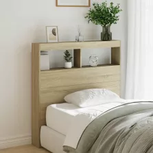   vidaXL sonoma tölgy színű áthidalószekrény LED-ekkel 100 x 17 x 102 cm