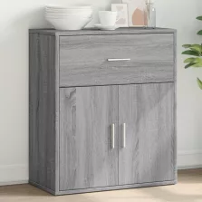  vidaXL szürke sonoma színű szerelt fa tálalószekrény 60 x 31 x 70 cm