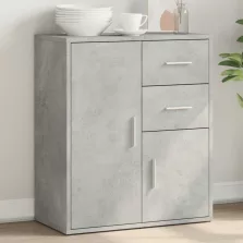   vidaXL betonszürke szerelt fa tálalószekrény 60 x 31 x 70 cm