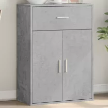   vidaXL betonszürke szerelt fa tálalószekrény 60 x 30 x 84 cm